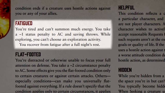 PATHFINDER 2E BEGINNER'S GUIDE: CONDITIONS