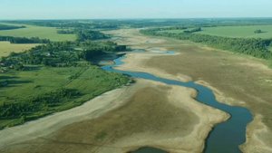 Куменский пруд, год после спуска воды.