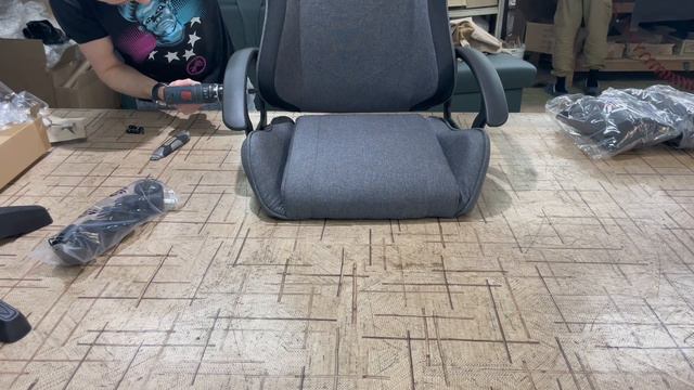 Сборка компьютерного стула смотреть онлайн