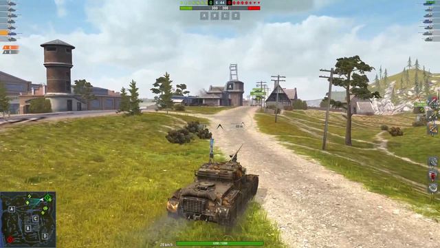 7 KiLLS Steyr-WT and TS-5 WoT Blitz | Gameplay Episode смотреть онлайн