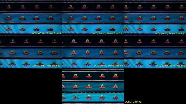 Asus ROG Swift PG27AQDM OLED 240Hz vs. Asus PB287Q 4K LCD, 60Hz, 1000fps slomo., UFO test: Ghosting смотреть онлайн