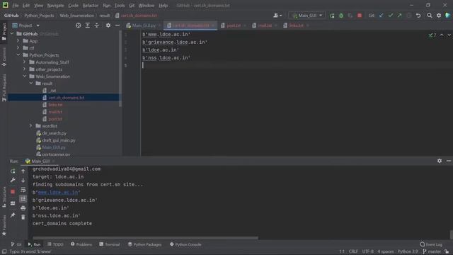 Web Enumeration Tool with GUI | Python Project смотреть онлайн