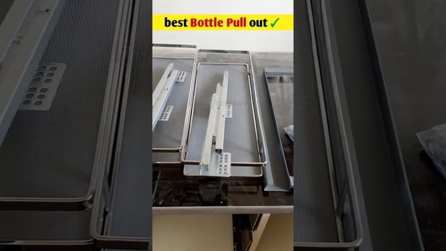 modular kitchen के लिए सबसे best Bottle Pull out | #shortvideo #vishalfurniture #modularkitchen