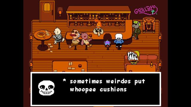 Undertale except it's a skeleton dating simulator смотреть онлайн