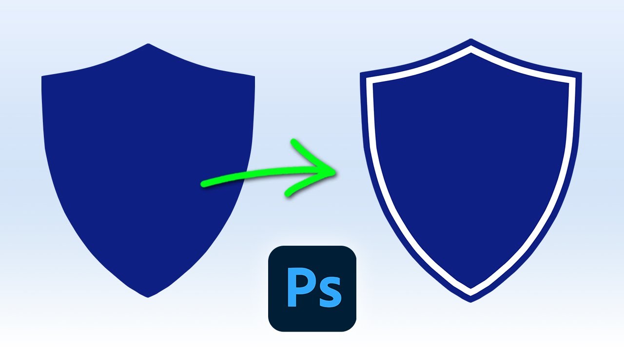 Двойная обводка в фотошопе смотреть онлайн