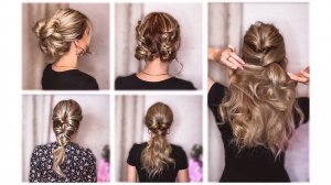 ТОП 5 ЛЕГКИХ И БЫСТРЫХ ПРИЧЕСОК НА КАЖДЫЙ ДЕНЬ | TOP 5 EASY TIKTOK HAIRSTYLES FOR SCHOOL/FOR WORK
