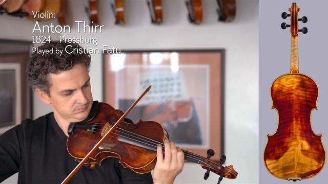 Anton Thirr 1824 Violin / Cristian Fatu / at the Metzler Violin Shop смотреть онлайн