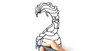 Холодное Сердце 2 | Как нарисовать Эльзу