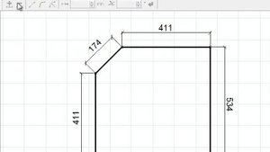 PRO 100, делаем верхнюю угловую тумбу 45 градусов