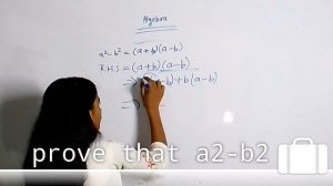 prove that=a2-b2