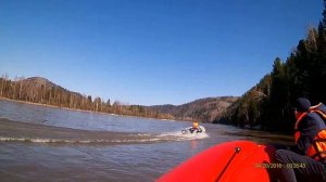 SibRiver Абакан 430 JET + sea-pro 40 водомет,ПВХ лодка хонда 400 + MIKATSU 9.9.видео