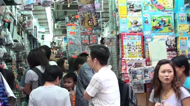 Hong Kong Wanchai street scene one take