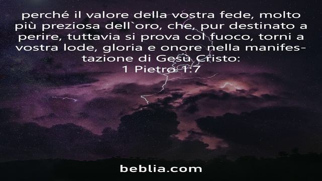 1 Pietro 1:7 - Versetto della Sacra Bibbia #Bibbia #Dio #Gesù #Chiesa [SD]