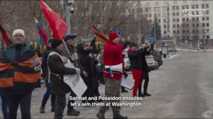 НАШИ САРМАТЫ Клип Ремейк 'А мы на Штаты свои Сарматы нацелим и в них впишем координаты!'
