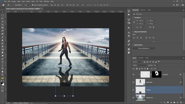 How To Make Realistic Shadows in Photoshop смотреть онлайн