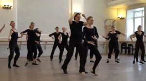 Балет Игоря Моисеева. Репетиция сцены из балета "Ночь на Лысой горе"