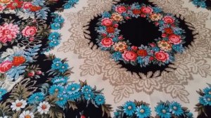 #ПавловопосадскиеПлатки Павловопосадский платок,,Рябинушка,,вид 18