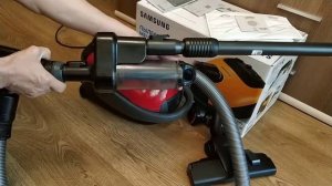 ОНЛАЙН ТРЕЙД.РУ — Пылесос Samsung VC20F30WNGR, красный