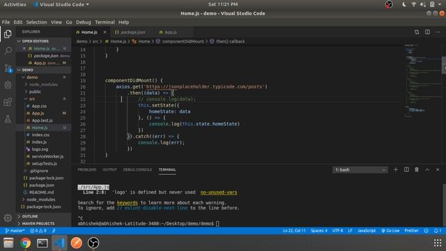 ReactJS Tutorial For Beginners - HTTP GET And POST Request Using Axios смотреть онлайн