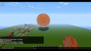 Minecraft Tutorial - Lava-Filled Glass Sphere w/World Edit: The Ultimate Light Source!!