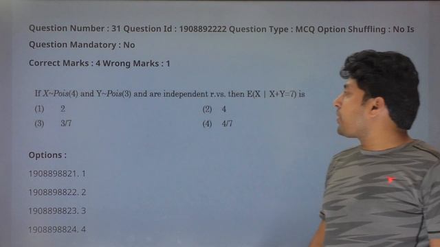 Batch-07 : Lecture-24: CUET 2024 ST | CUET PYQ 2021 ST Soln | Santosh Sir (DU, IITD, IITB, IITKgp) смотреть онлайн