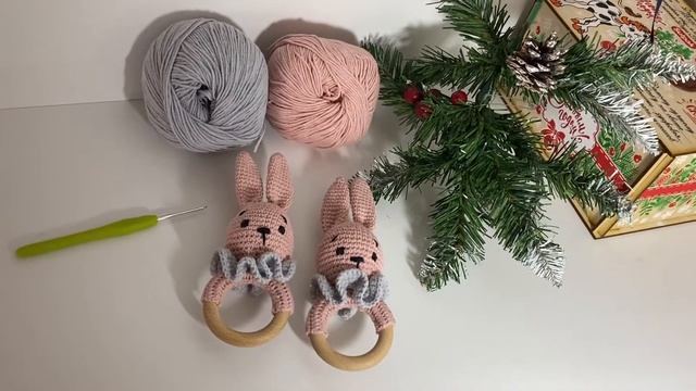 Погремушка крючком амигуруми