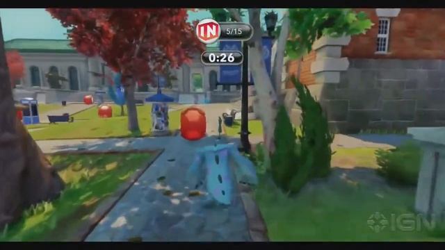 Disney Infinity Walkthrough - Monsters University: Sulley's Campus Collector Challenge смотреть онлайн