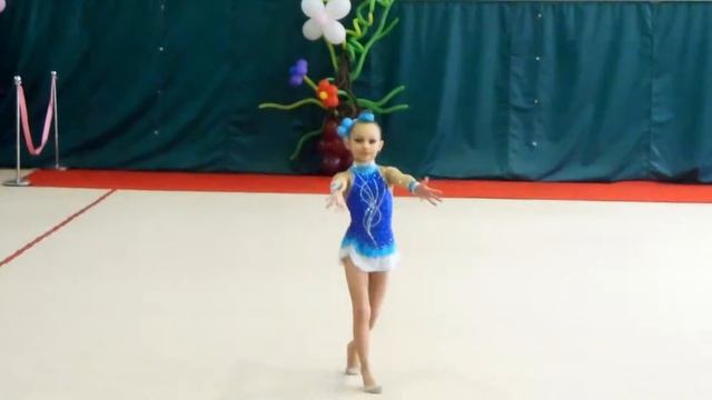 Художественная гимнастика; Kolobashkina Aleksandra 2009; Первенство А+ 14 03 2016г. смотреть онлайн
