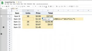 Blank Cells in Google Sheets? || If Cell is Blank Return Value or Blank