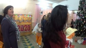 Новогодний праздник в детском саду " Солнышко".