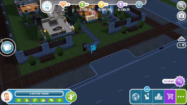 Check fine print on a sign - the Sims freeplay 😸 смотреть онлайн