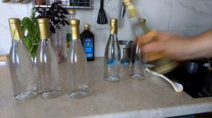 Термоусадочный колпачок. Пробка кендо. Бутылка амбарная.