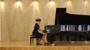 Софья Юдина исполняет Мошковский Этюд op.72 №13