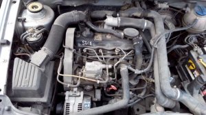 VW vento 1.9TDI 1Z работа мотора SD18
