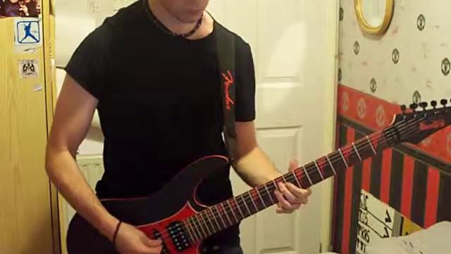 Muse - Hysteria (guitar cover) смотреть онлайн
