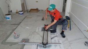 RUBI TX 900N. Резка керамогранита 11мм.