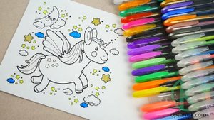 Набор гелевых ручек из 48 цветов. Обзор цветных ручек для рисования (CQ905-48)