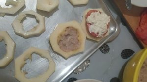 Кабачки с фаршем в духовке
