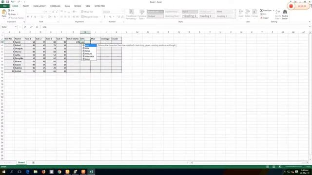 How to create a Mark Sheet in Excel 2003 / 2007 / 2010 / 2013 / 2016 / 2019 смотреть онлайн