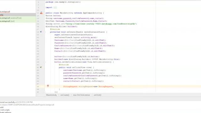 Rest API in android Studio смотреть онлайн