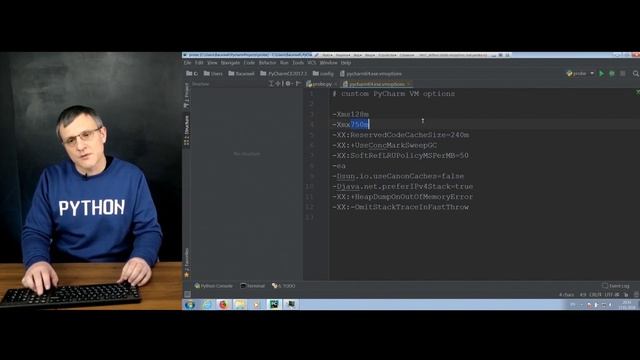 1.6 Оптимизация PyCharm