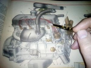 Как устранить течь масла из под клапанной крышки Москвича.