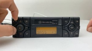Mercedes Benz Becker Audio 10 BE3100 Car Cassette FM Radio Player