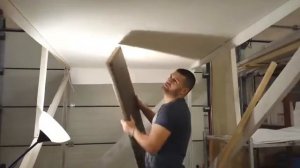 Тест на прочность натяжного потолка Cerutti ST (Черутти)