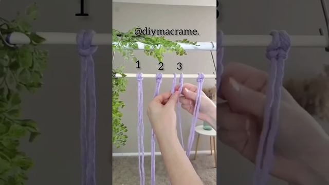 4 ways to add cord to your dowel / modern macrame