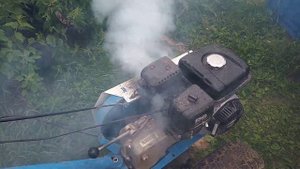 Мотор briggs&stratton задымил. Мотоблок Нева