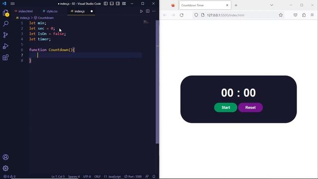ASMR Programming | Countdown Timer Project from Scratch