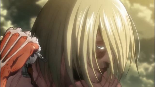 Reiner winking at the Female Titan | Reiner giving clue to Annie | Attack on Titan Season 1 смотреть онлайн