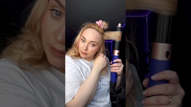 Главное делайте такое же лицо и все получится. #shorts #tiktok #dyson #hairstyle