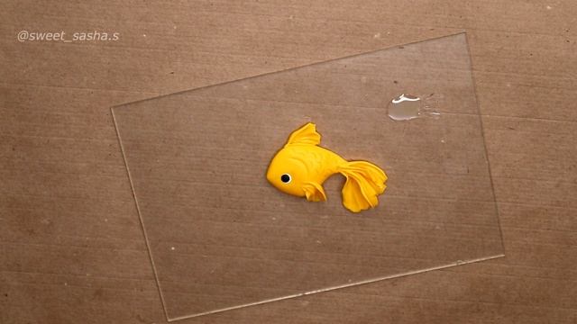 Мастер-класс: Брошь "Золотая рыбка" из полимерной глины FIMO/polymer clay tutorial